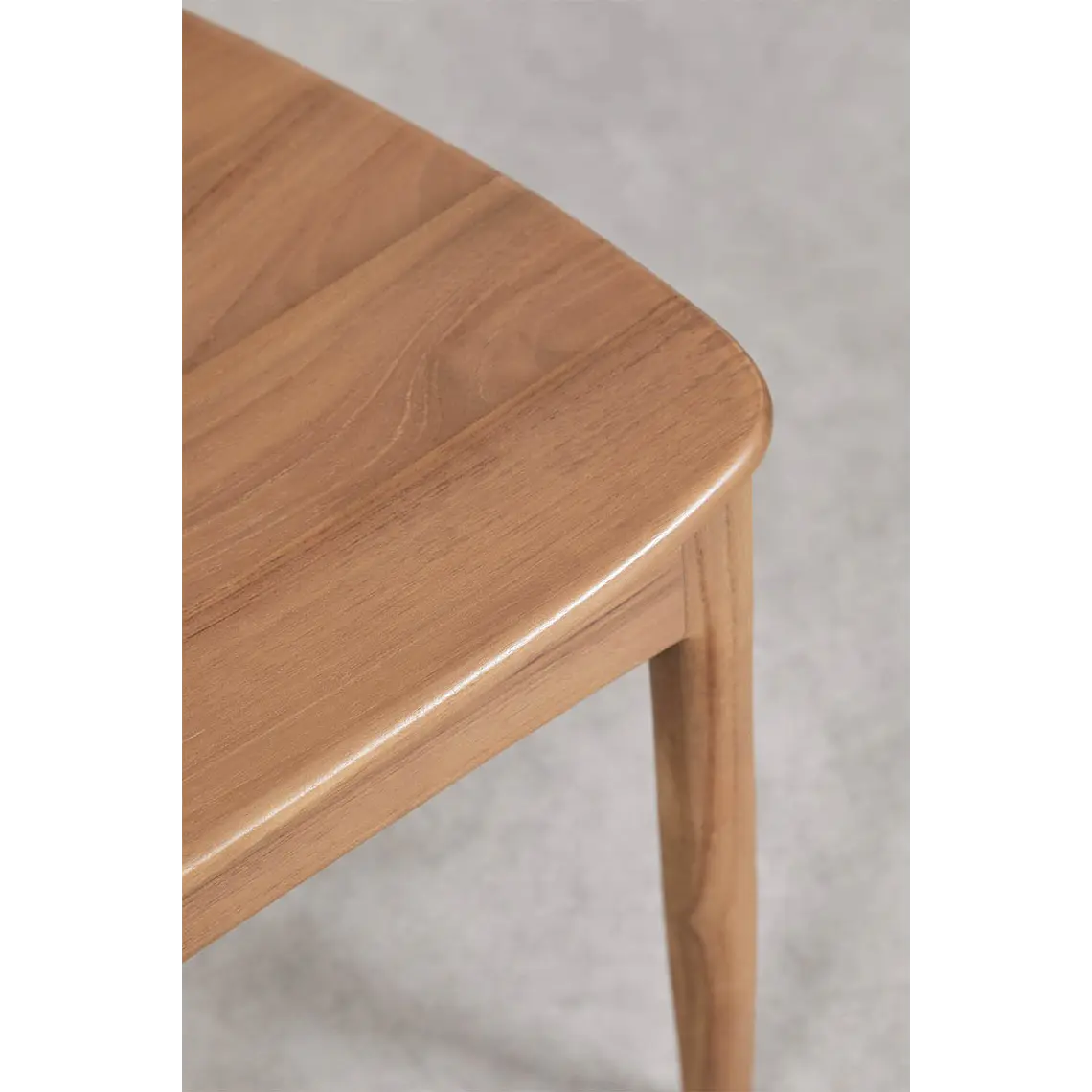 Silla de jardín en madera de teca Lumena 8
