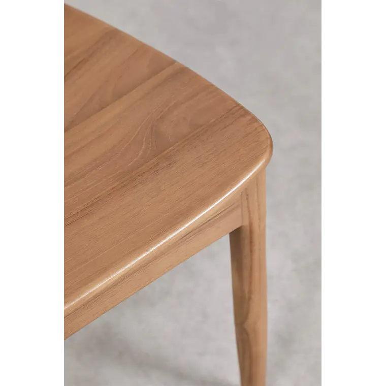 Silla de jardín en madera de teca Lumena 8