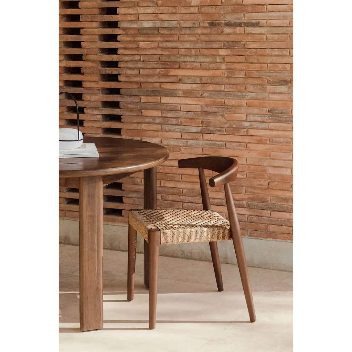 Silla de jardín en madera de teca Toria 2