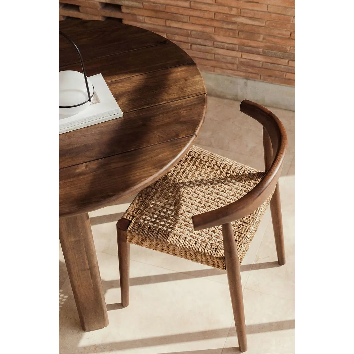 Silla de jardín en madera de teca Toria 3
