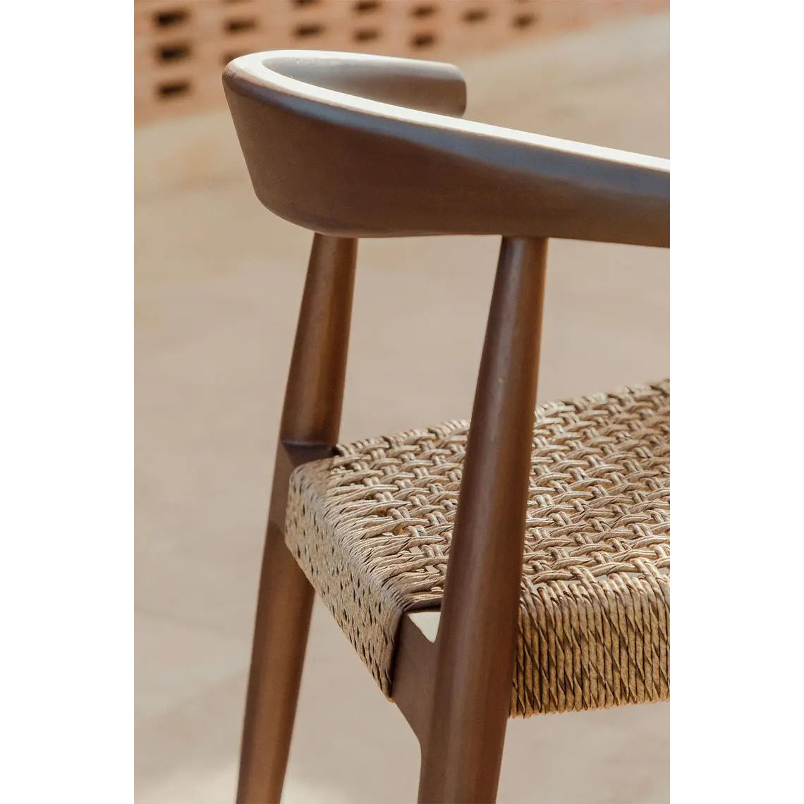 Silla de jardín en madera de teca Toria 4