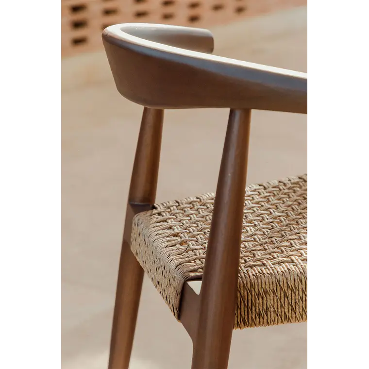 Silla de jardín en madera de teca Toria 4