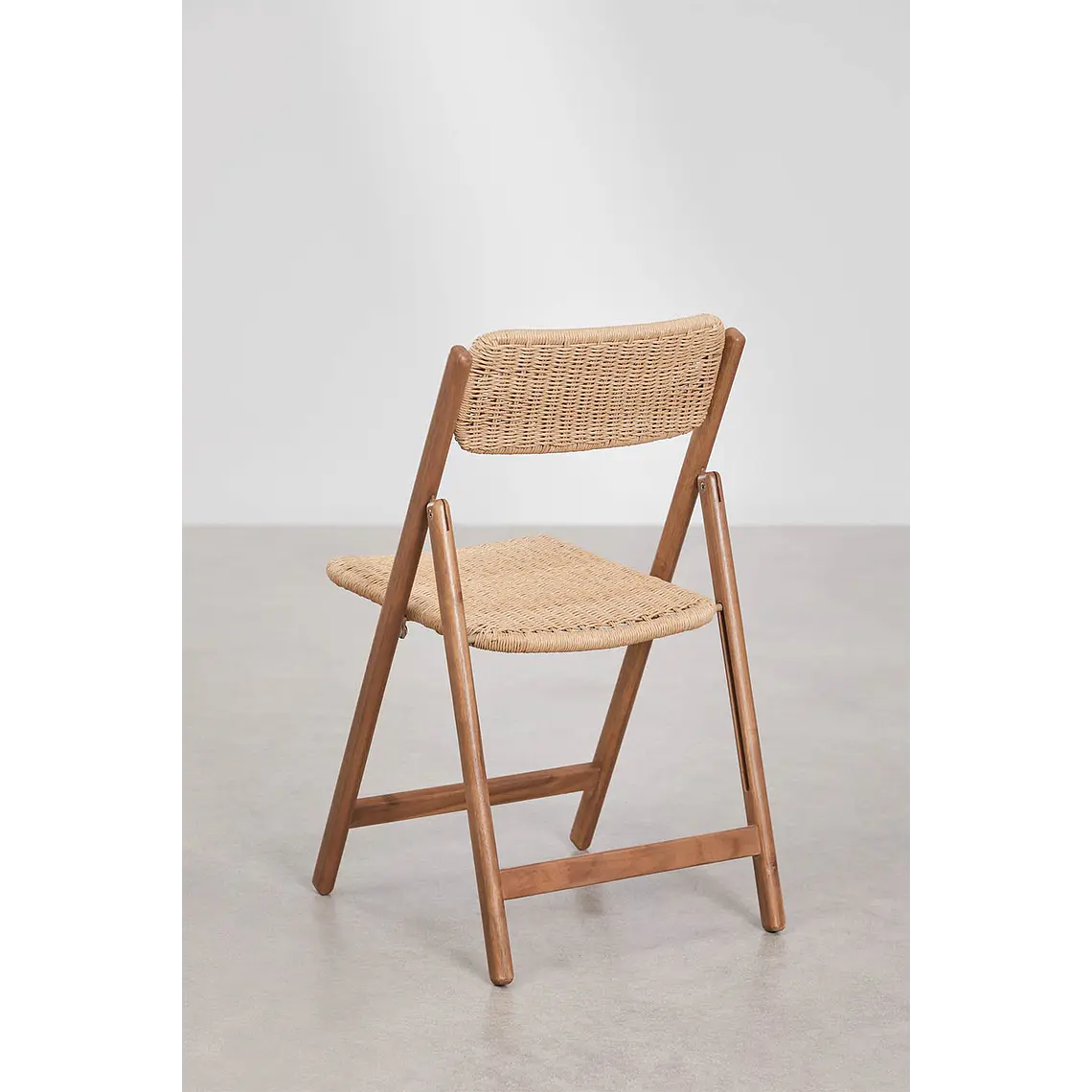 Silla de jardín plegable en madera de acacia Noreva 6