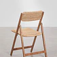Silla de jardín plegable en madera de acacia Noreva - Miniatura 6