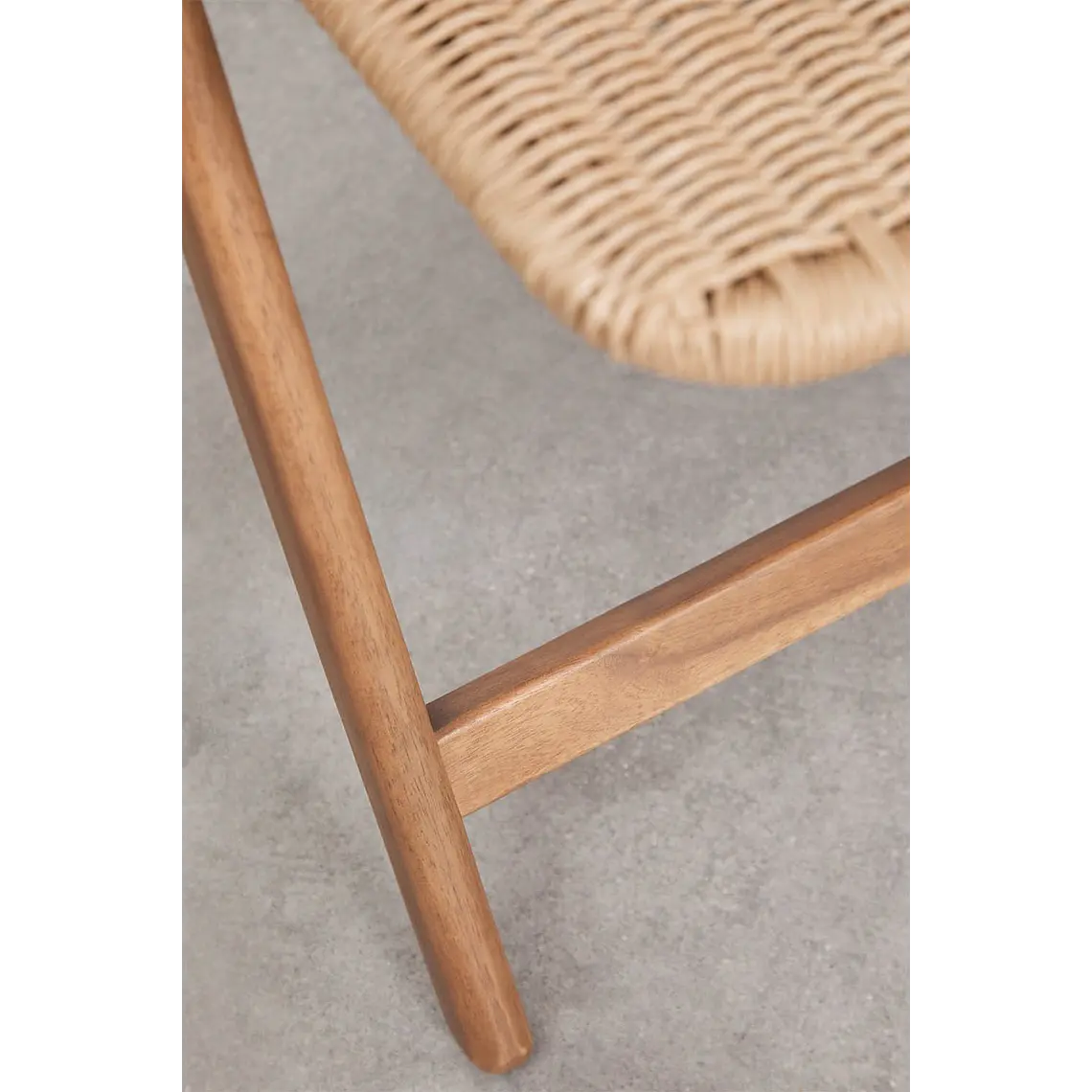 Silla de jardín plegable en madera de acacia Noreva 8