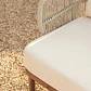 Sillón de jardín en madera de acacia y cuerda trenzada Zoreva - Miniatura 2