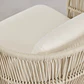 Sillón de jardín en madera de acacia y cuerda trenzada Zoreva - Miniatura 4