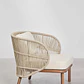 Sillón de jardín en madera de acacia y cuerda trenzada Zoreva - Miniatura 5