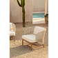 Sillón de jardín en madera de acacia y cuerda trenzada Zoreva - Miniatura 11