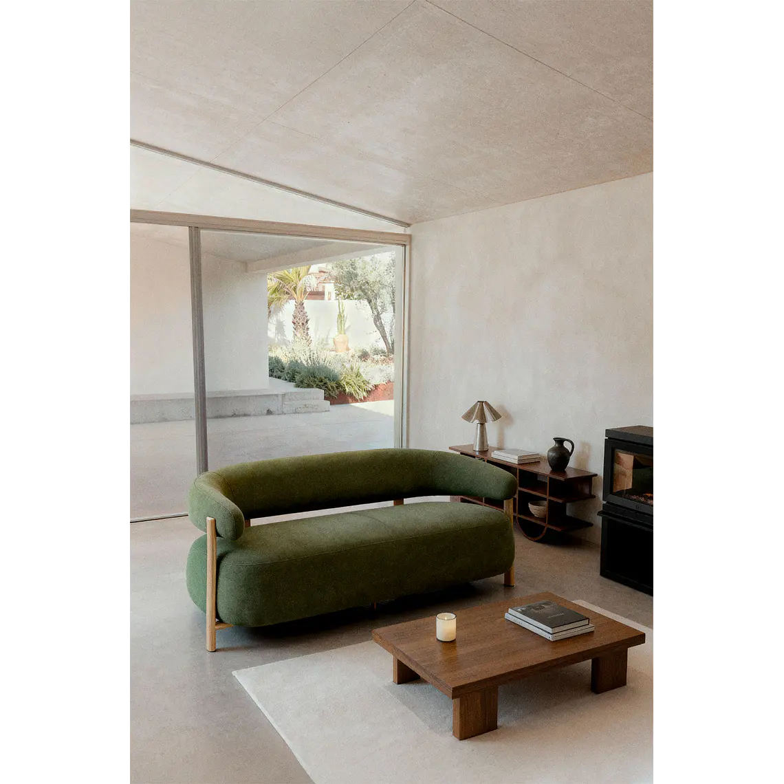 Saria · Sofá tapizado de 160 cm 4