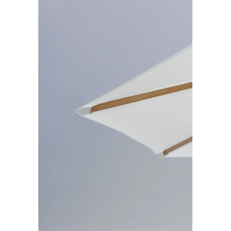 Sombrilla Ø290 cm en tela y madera Gara 2