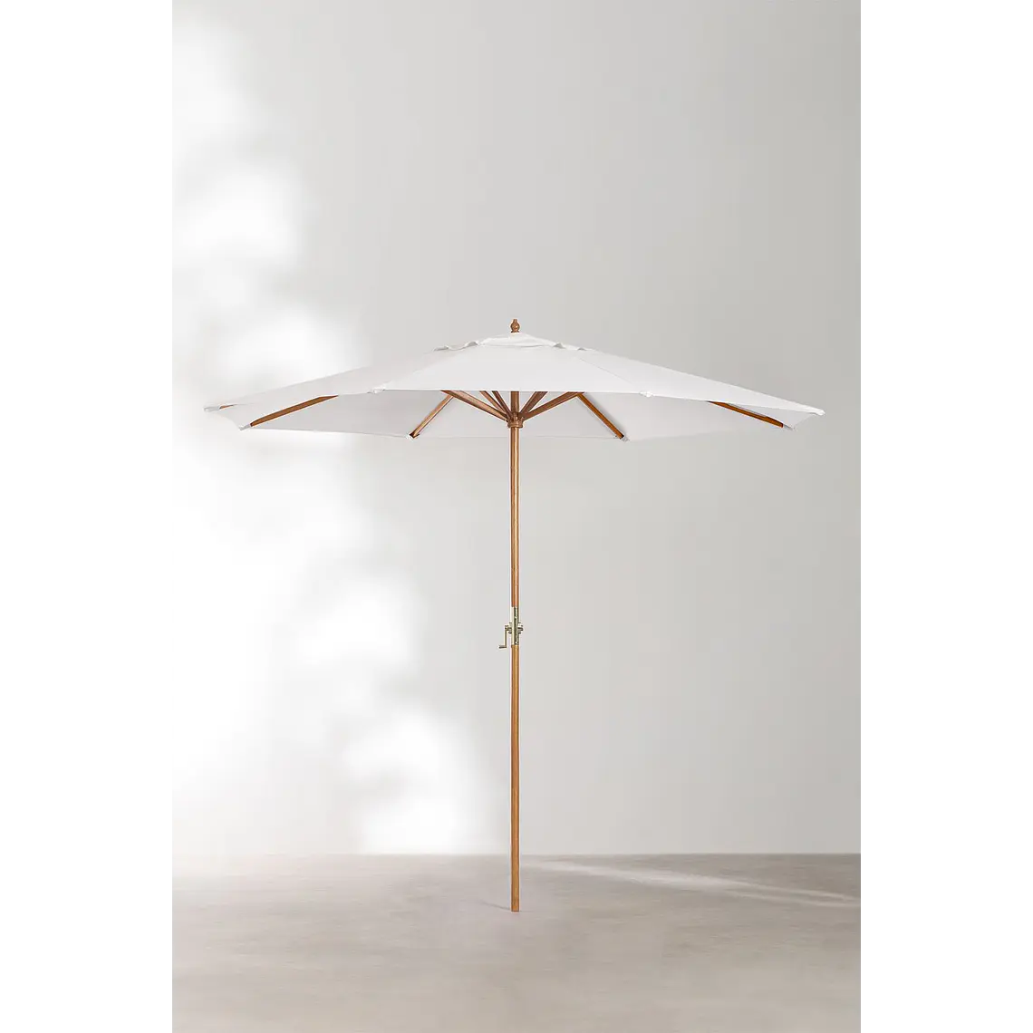 Sombrilla Ø290 cm en tela y madera Gara 3