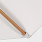 Sombrilla Ø290 cm en tela y madera Gara - Miniatura 5