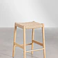 Taburete alto Evoeri en madera de roble - Miniatura 5