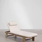 Tumbona reclinable en madera de acacia Elvora - Miniatura 4