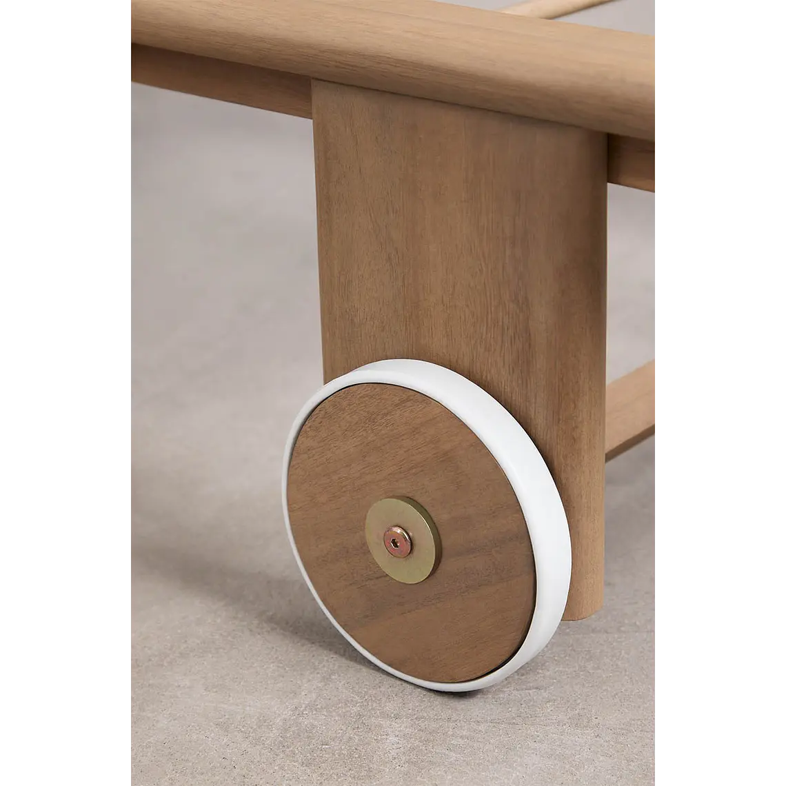Tumbona reclinable en madera de acacia Elvora 9