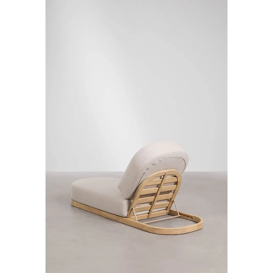 Tumbona reclinable en madera de acacia Fioreva 7