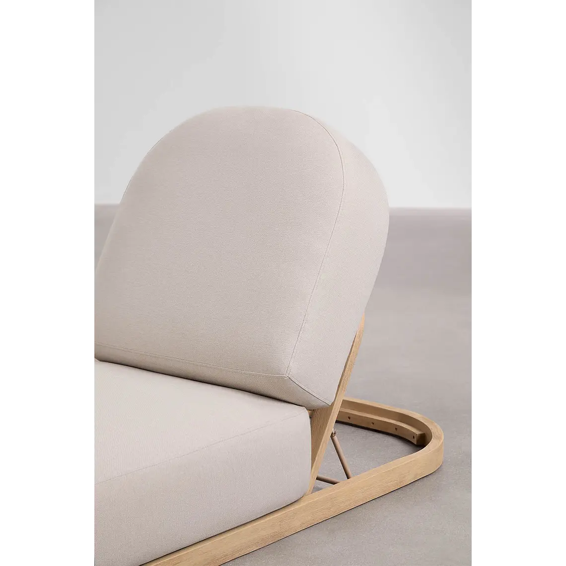 Tumbona reclinable en madera de acacia Fioreva 8