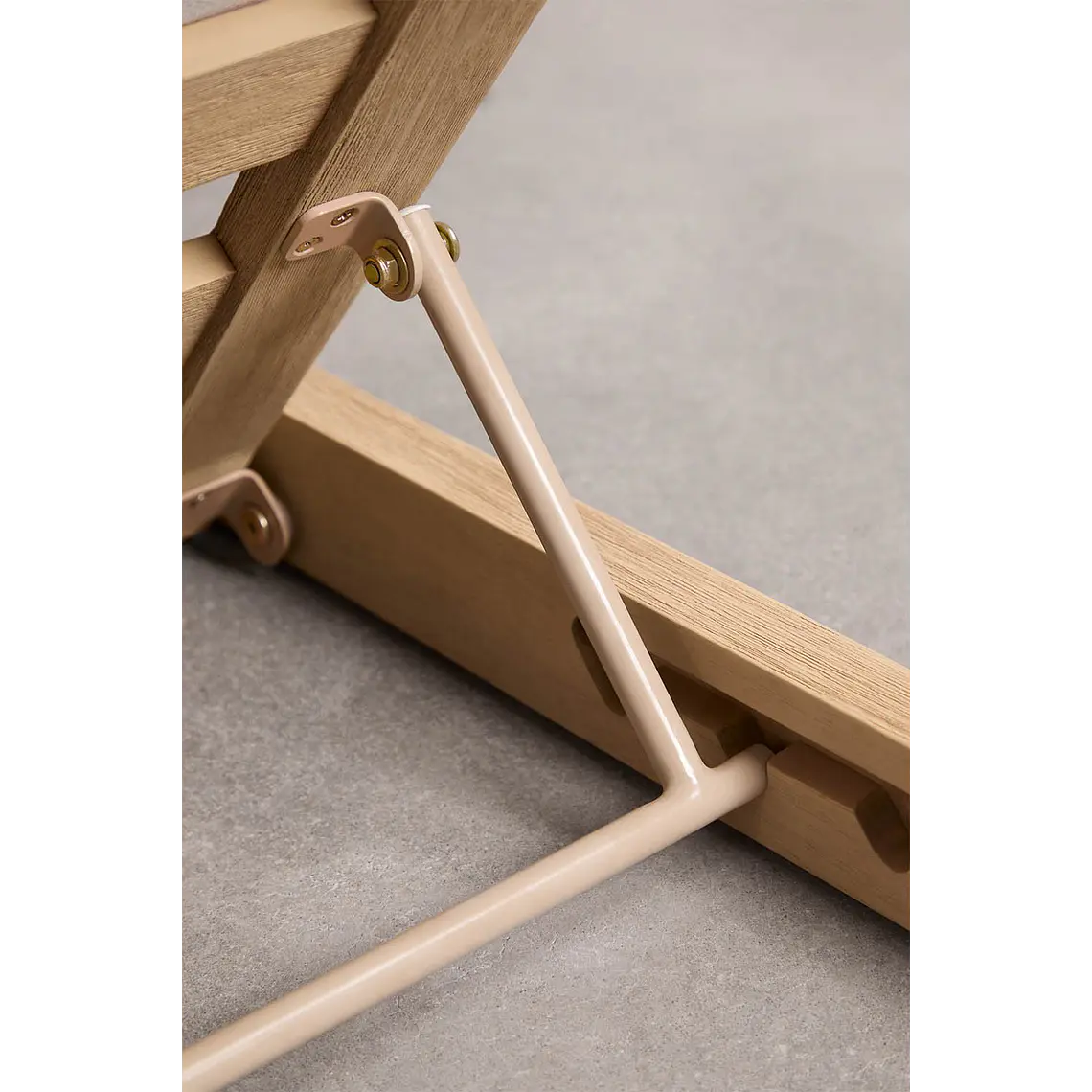 Tumbona reclinable en madera de acacia Fioreva 10