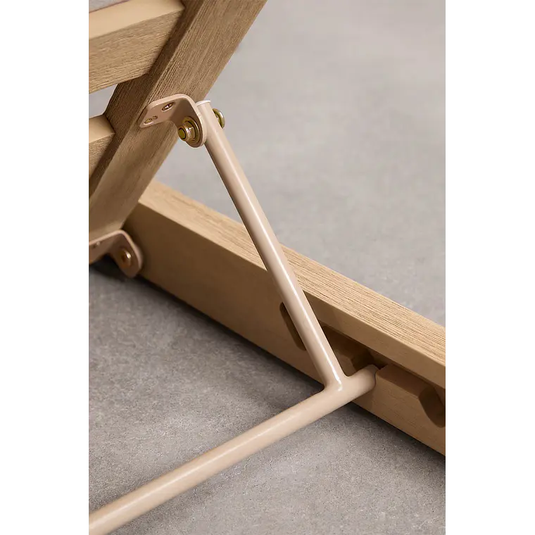 Tumbona reclinable en madera de acacia Fioreva 10