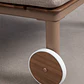 Tumbona reclinable en madera de acacia y acero Falora - Miniatura 9