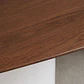 Mesa de comedor ovalada en MDF y cemento - Miniatura 6