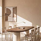 Mesa de comedor ovalada en MDF y cemento - Miniatura 25