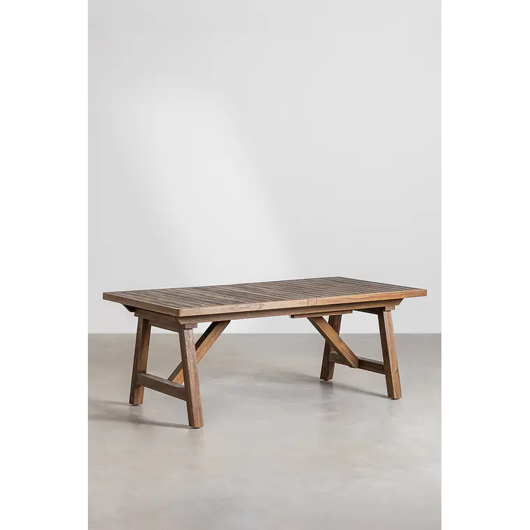 Conjunto de comedor Ariis en madera de acacia 5