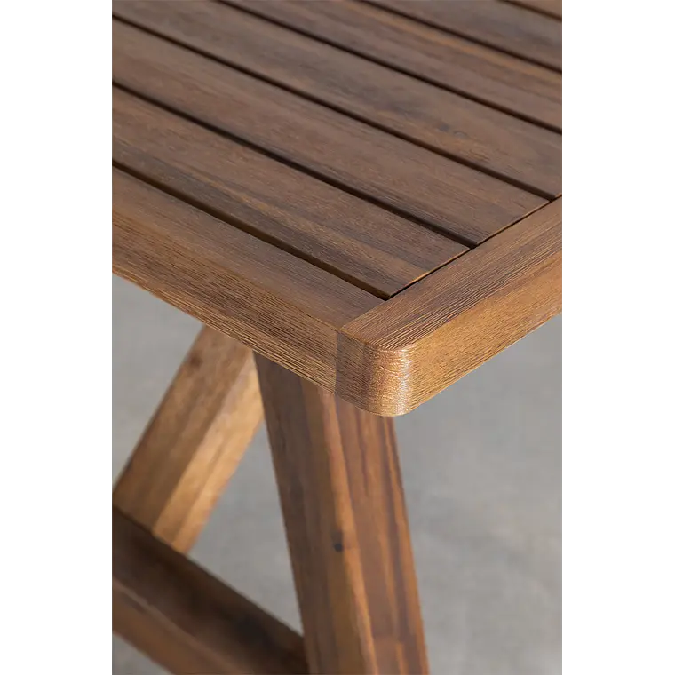 Conjunto de comedor Ariis en madera de acacia 7