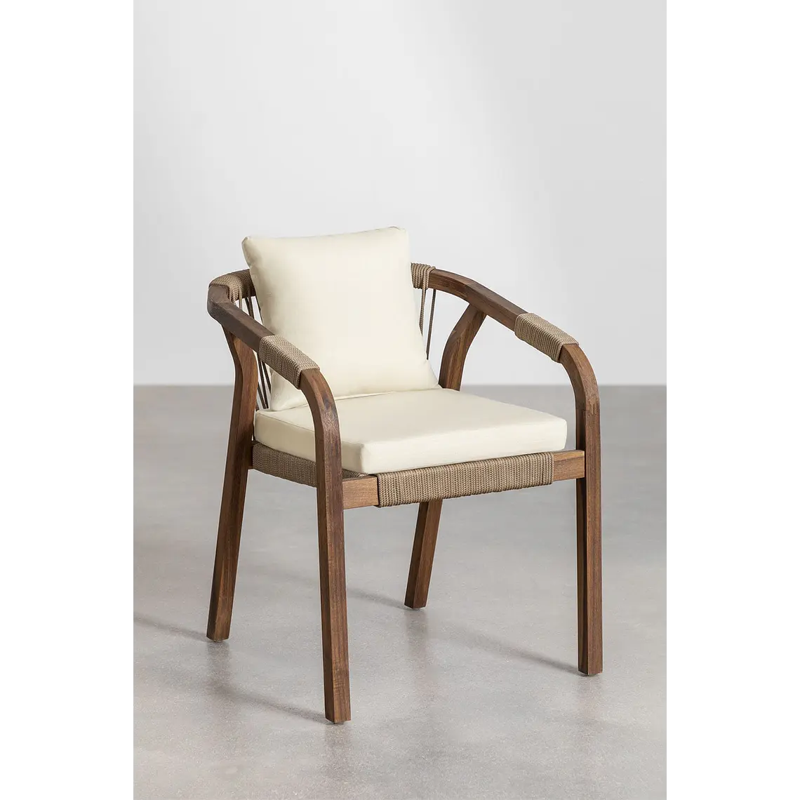 Conjunto de comedor Ariis en madera de acacia 8