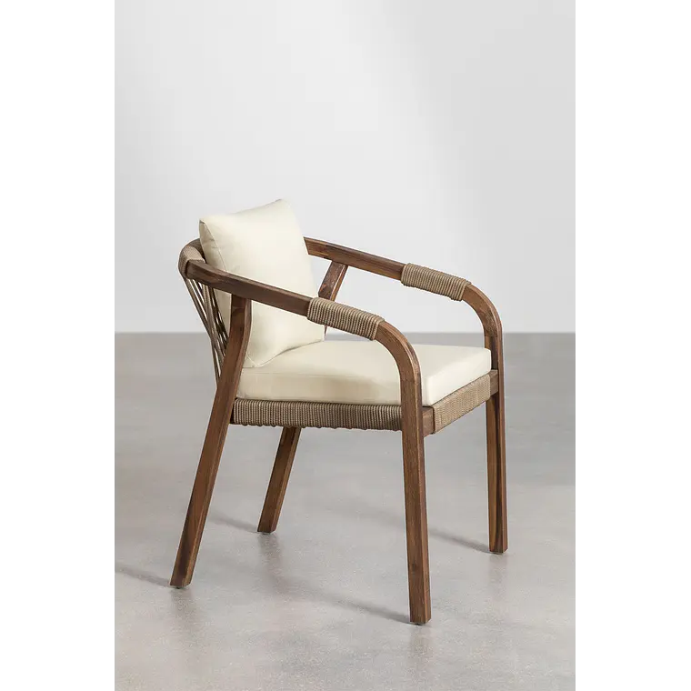 Conjunto de comedor Ariis en madera de acacia 9