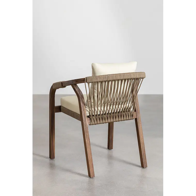Conjunto de comedor Ariis en madera de acacia 10