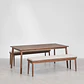 Conjunto de comedor Caeleri en madera de acacia - Miniatura 1
