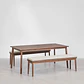 Conjunto de comedor Caeleri en madera de acacia - Miniatura 2