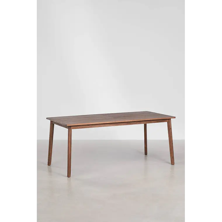 Conjunto de comedor Caeleri en madera de acacia 3