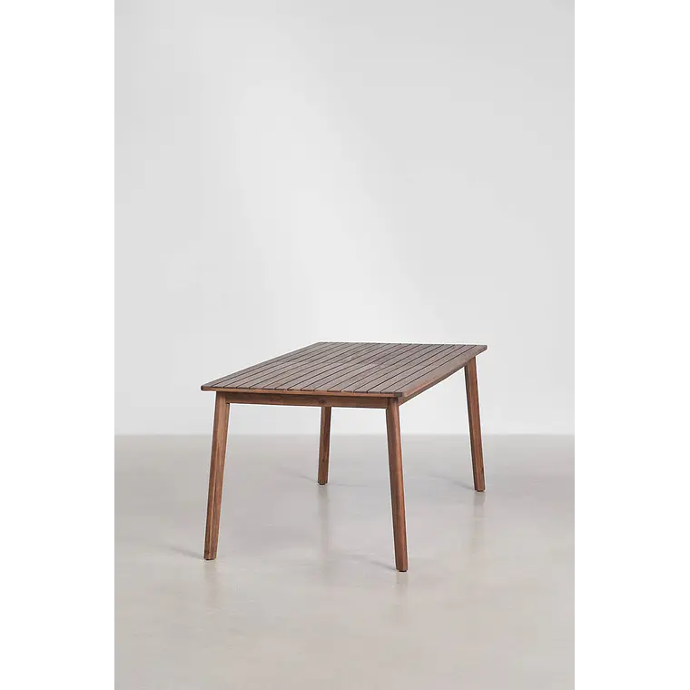 Conjunto de comedor Caeleri en madera de acacia 4