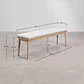 Conjunto de comedor Caeleri en madera de acacia - Miniatura 10