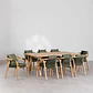 Conjunto de comedor Evoen en madera de acacia - Miniatura 2
