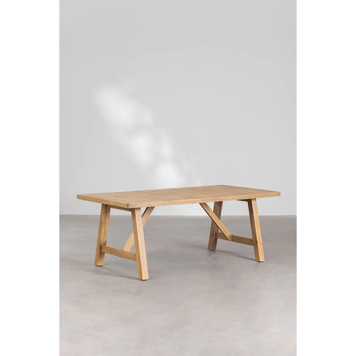 Conjunto de comedor Evoen en madera de acacia 3