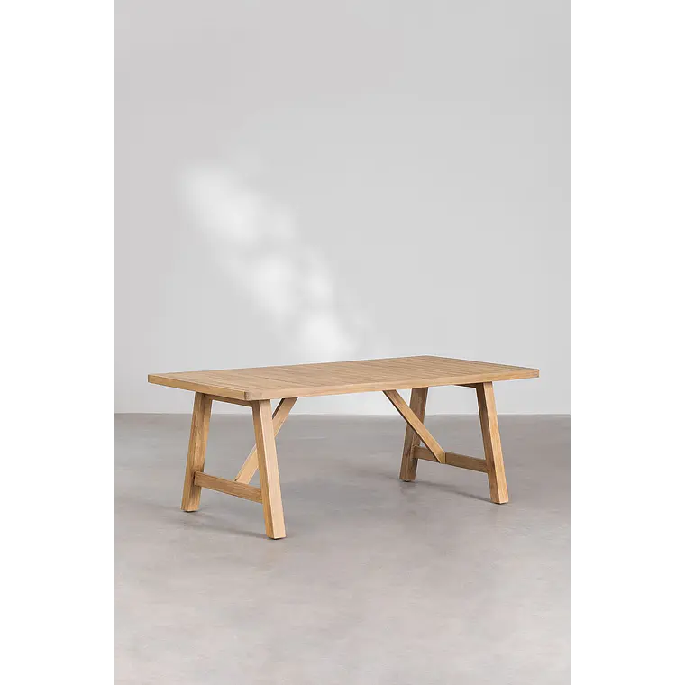 Conjunto de comedor Evoen en madera de acacia 3