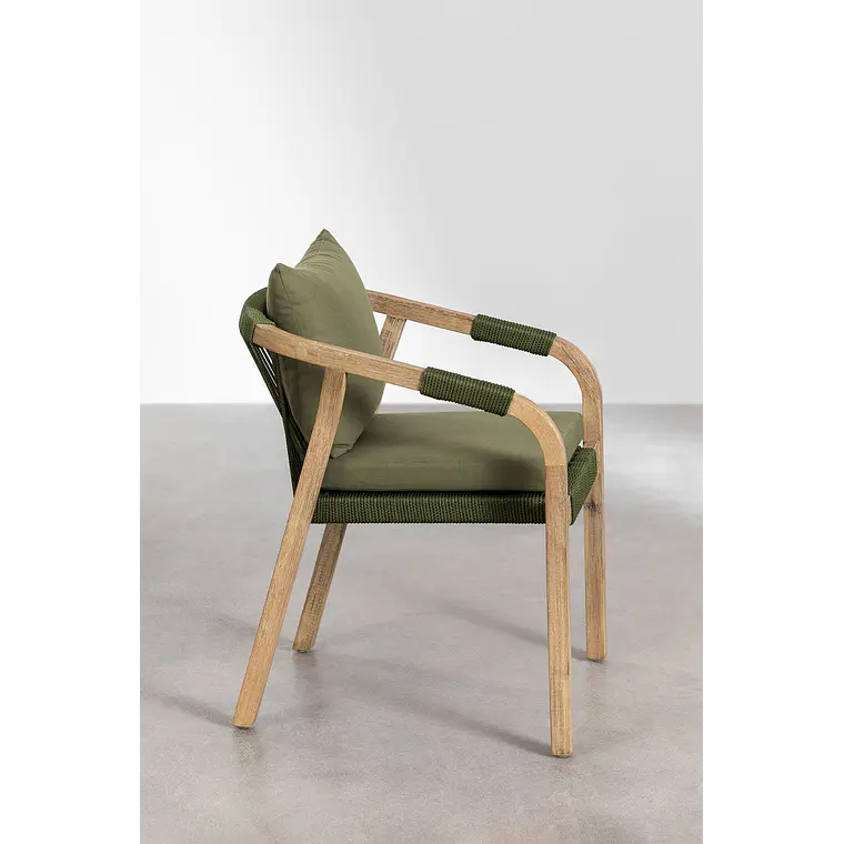Conjunto de comedor Evoen en madera de acacia 7