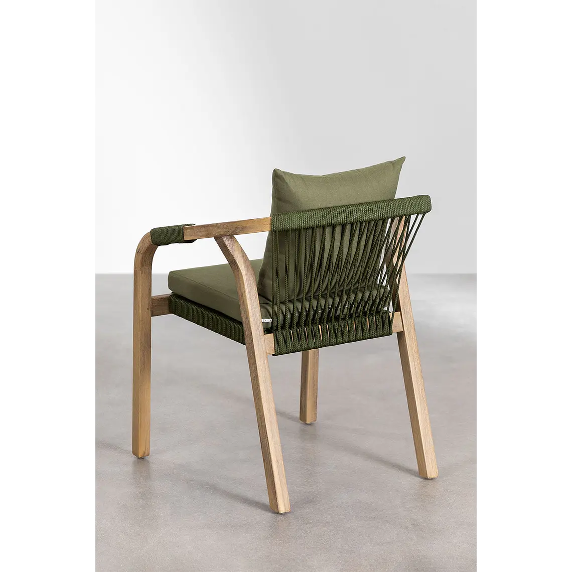 Conjunto de comedor Evoen en madera de acacia 8