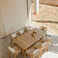 Conjunto de comedor Evoen en madera de acacia - Miniatura 10