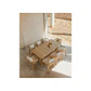 Conjunto de comedor Evoen en madera de acacia - Miniatura 13