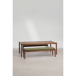 Conjunto de comedor Gaelara en madera de acacia