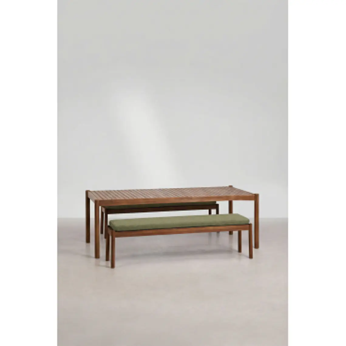 Conjunto de comedor Gaelara en madera de acacia 12