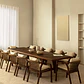 Conjunto de comedor Haeune en madera de acacia - Miniatura 2