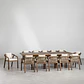 Conjunto de comedor Haeune en madera de acacia - Miniatura 4