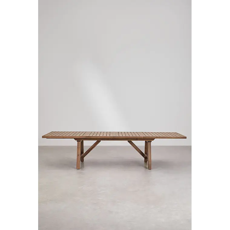 Conjunto de comedor Haeune en madera de acacia 6