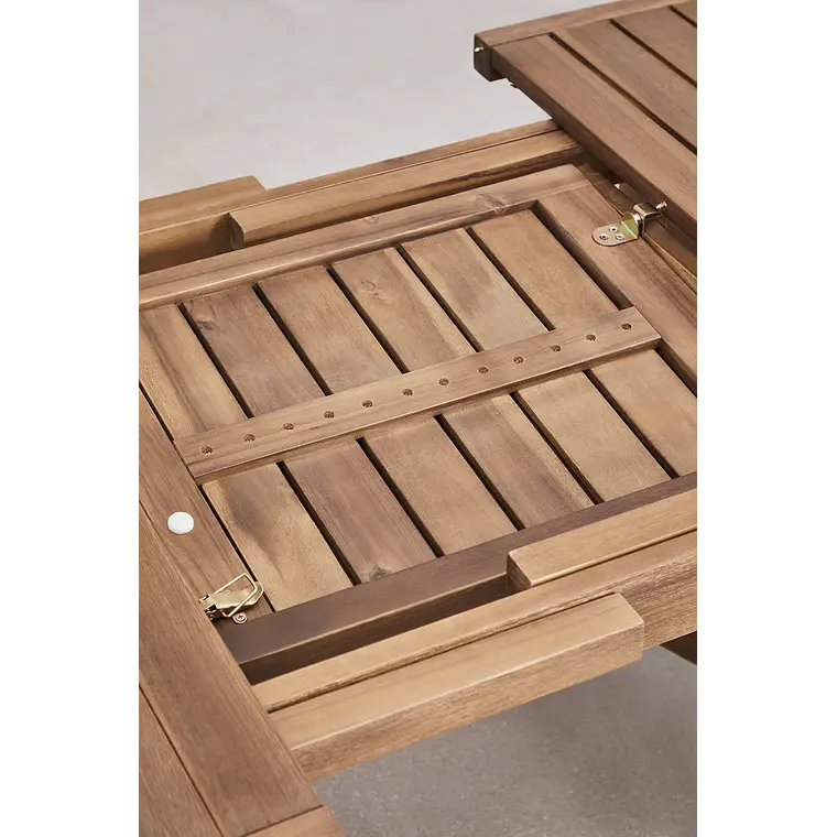 Conjunto de comedor Haeune en madera de acacia 8